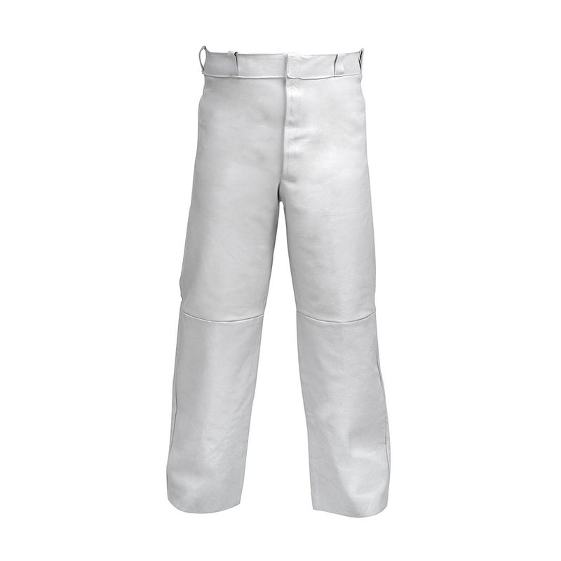 Pantalon de cuero blanco hot sale