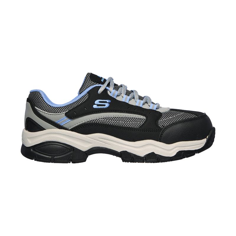 Zapatilla De Seguridad Skechers Biscoe Celeste