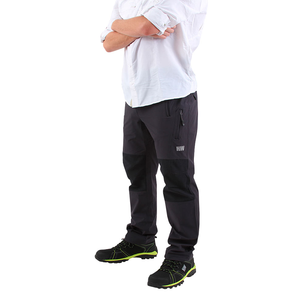 Pantalones de trabajo multifuncionales para hombre, ropa de trabajo con  cintas reflectantes
